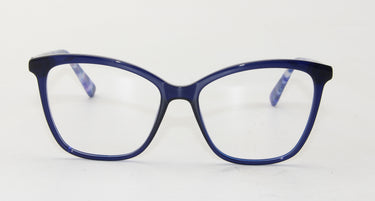 Women Calypso Eyeglasses: Duch-Dark Blue - SpecSMART Eye Clinic (Front View)